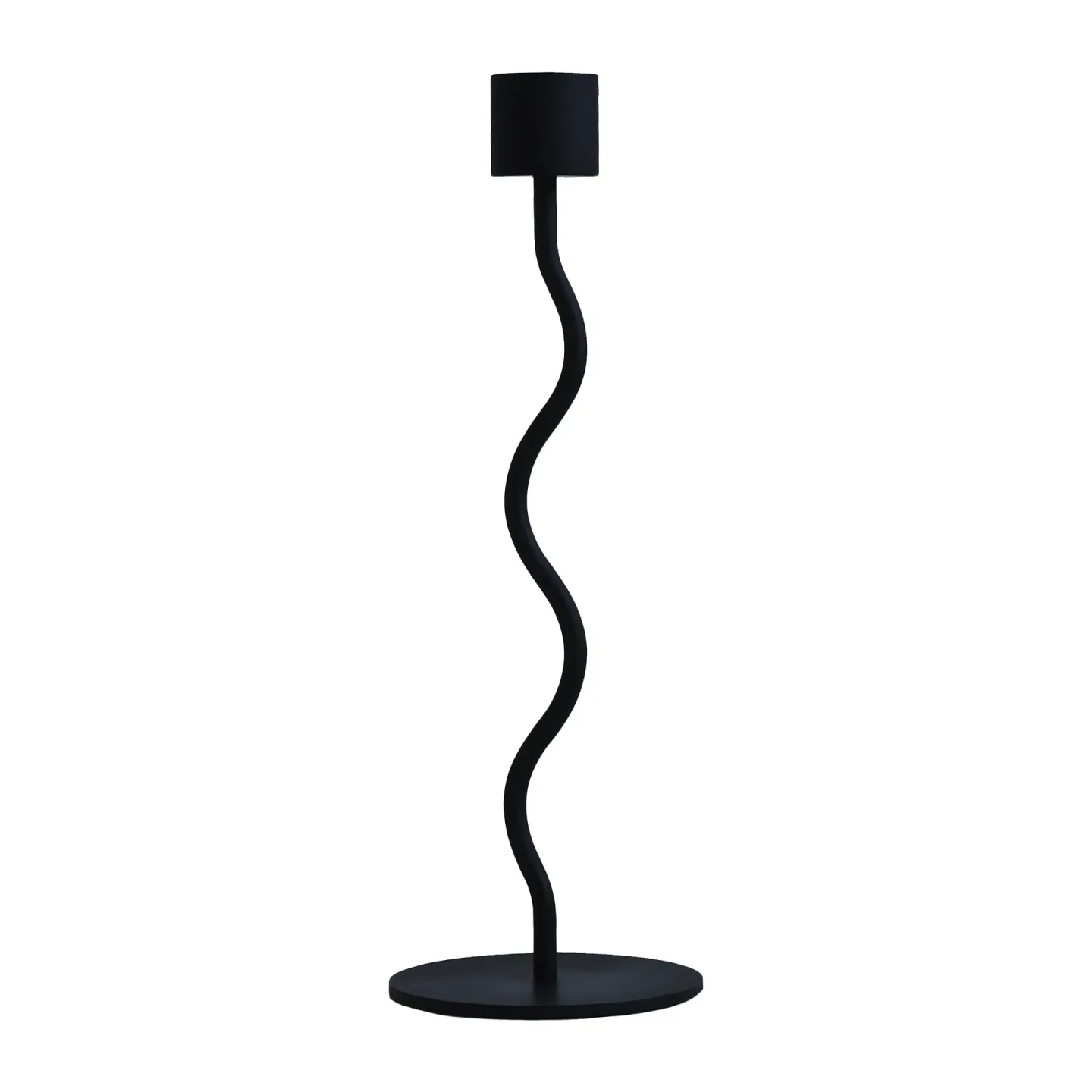 Cooee Design Curved Kerzenständer 23cm Black