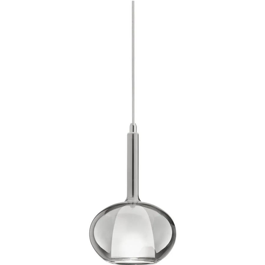 Giberti Luce Pendellampe Carina Grau Glas 16 cm 26.5 cm