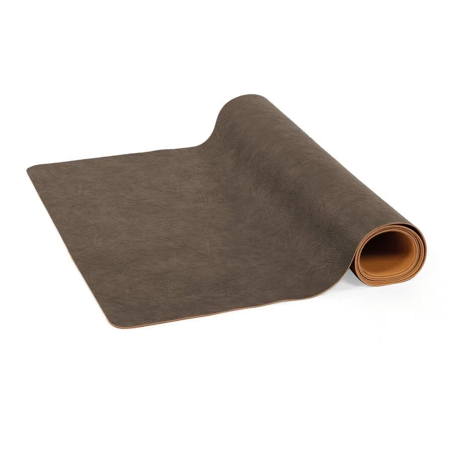 ZICZAC Tischläufer Troja braun Kunstleder B 45 cm