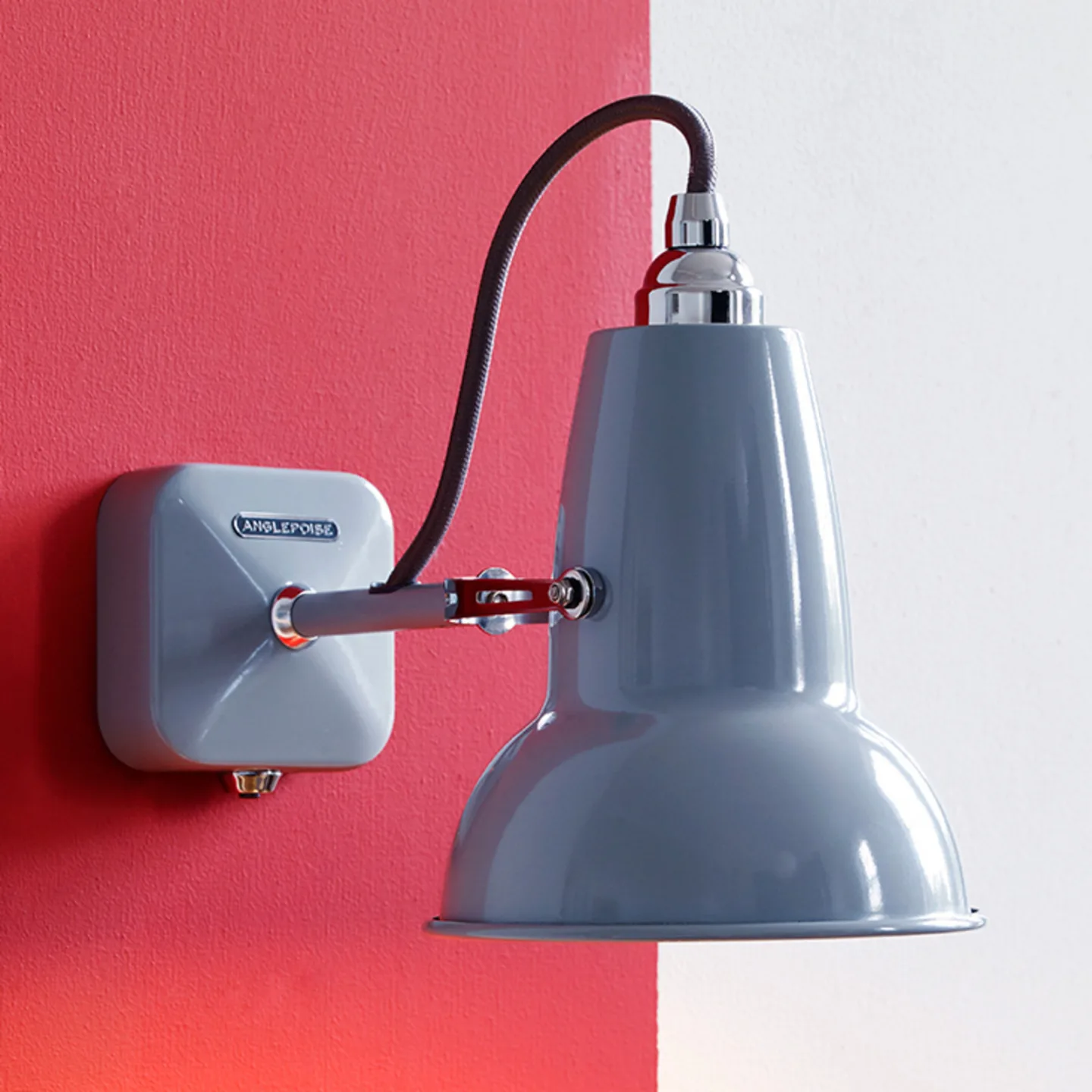Original 1227 Mini Wandleuchte Dove Grey - Anglepoise - Wohnzimmer - Industrielles Design - Metall - Einflammig