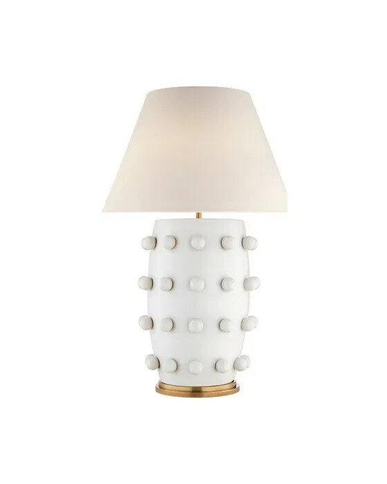 Linden bordlampe hvid