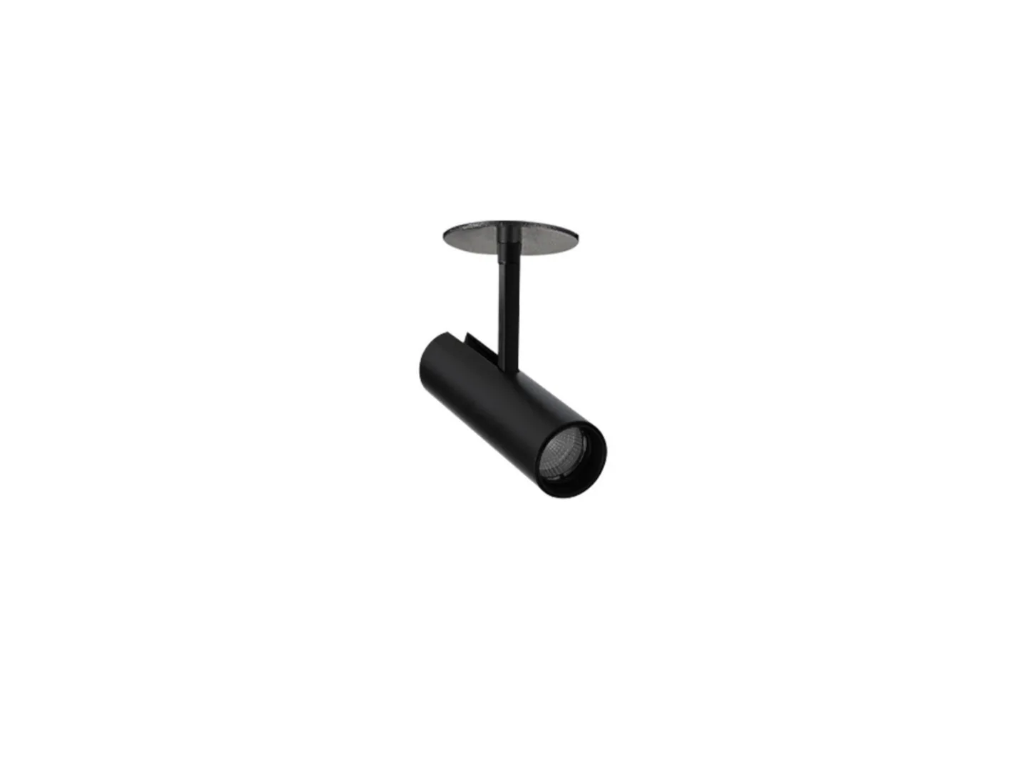 Tube Slim LED-Einbauspot, 2700K, dimmbar, schwarz - Antidark - Küche - Aluminium