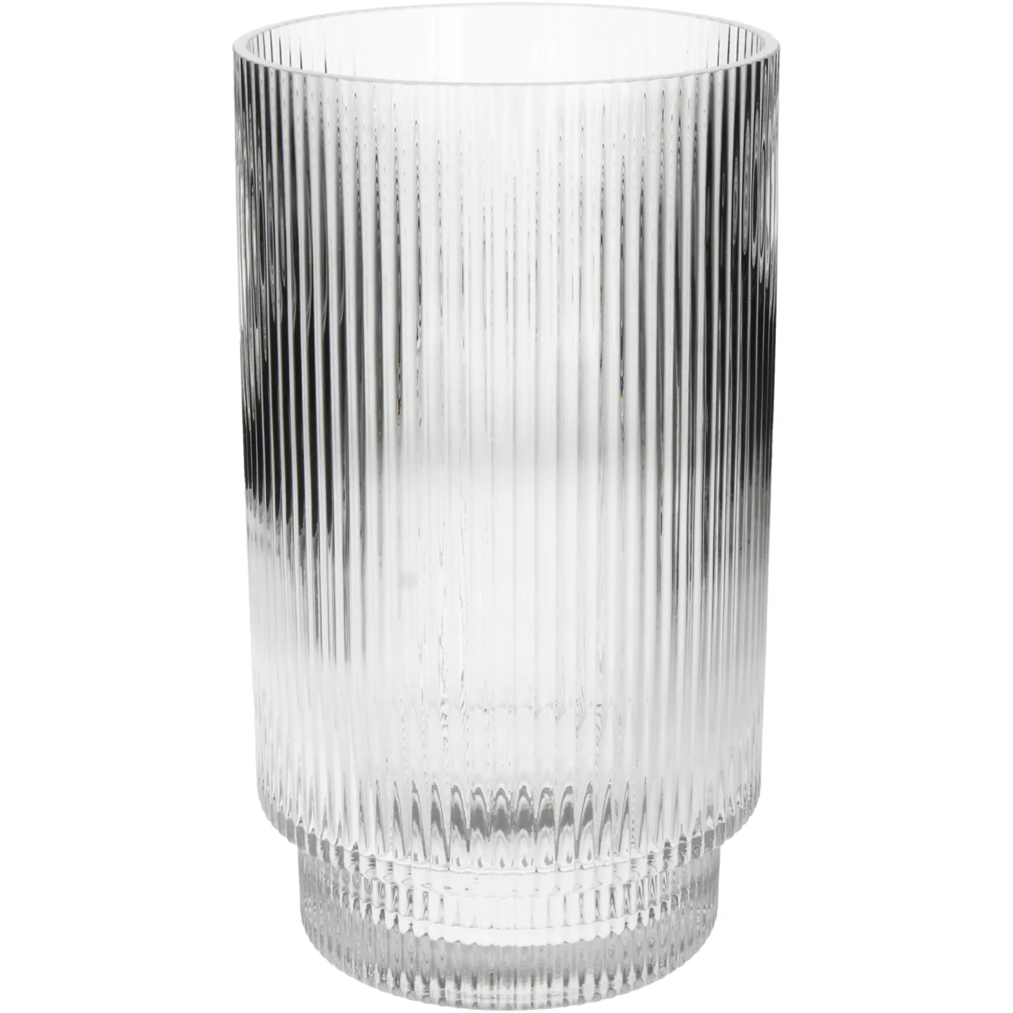 Kersten Vase Stripe, Glas H: 28 cm | Schubiger Möbel
