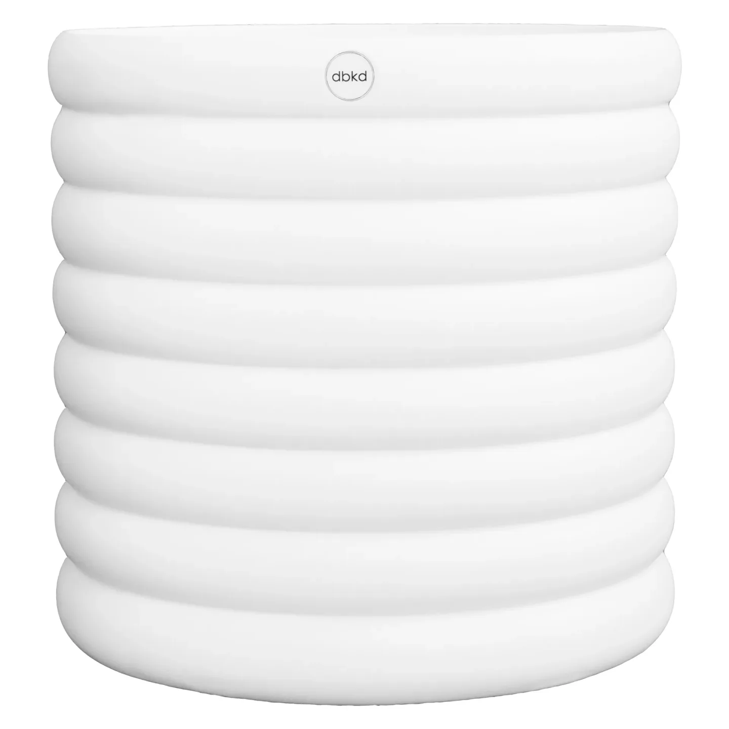 DBKD Mud kruka vit XL, Ø 27 cm