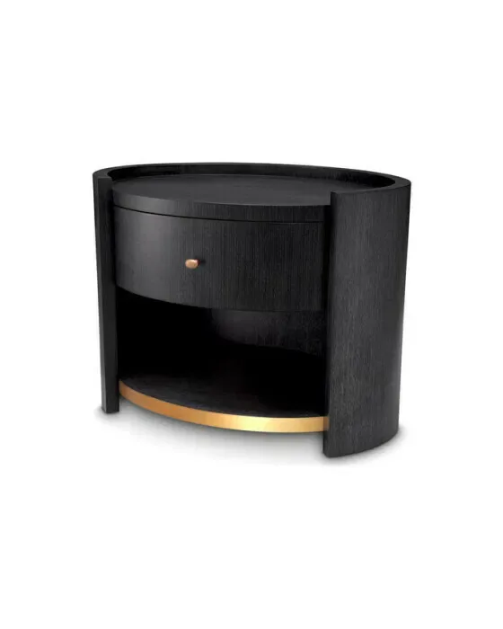 Rosemberg sengebord charcoal grey