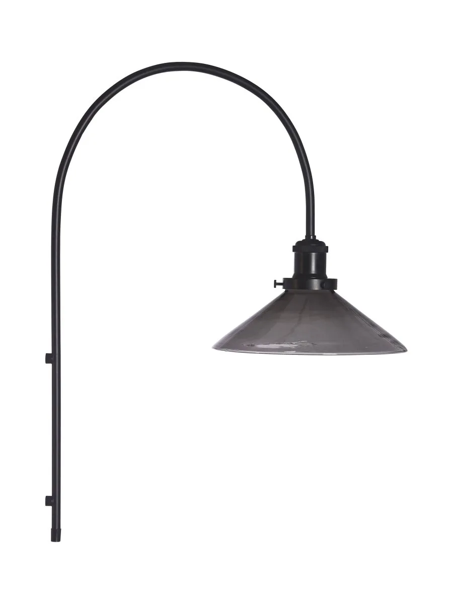 August vägglampa Svart 25 cm - Pr Home