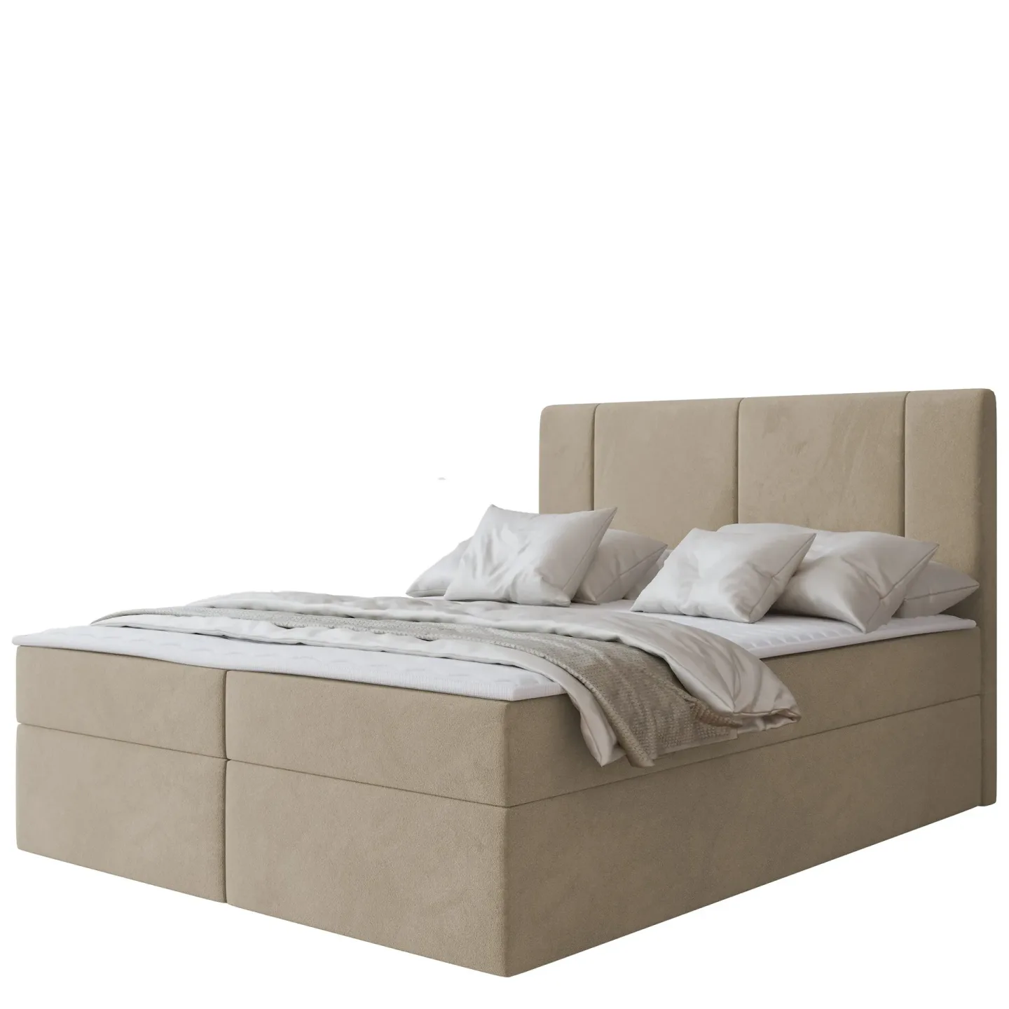 Salricus Sängpaket Kontinentalsäng 160x200 cm med Förvaring -
