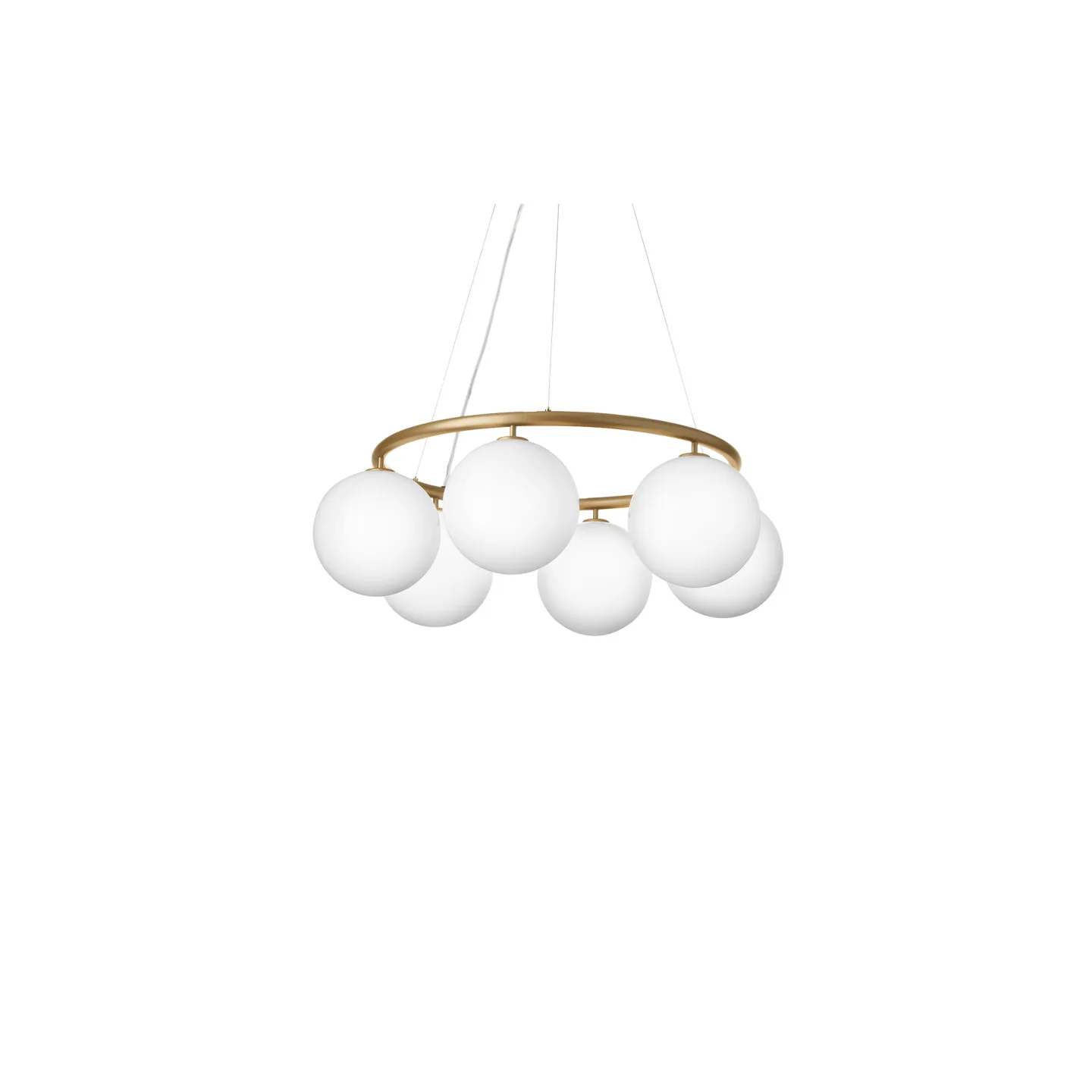 Nuura - Miira Circular 6 Brass/Opal - Takkronor - Sofie Refer - Guld