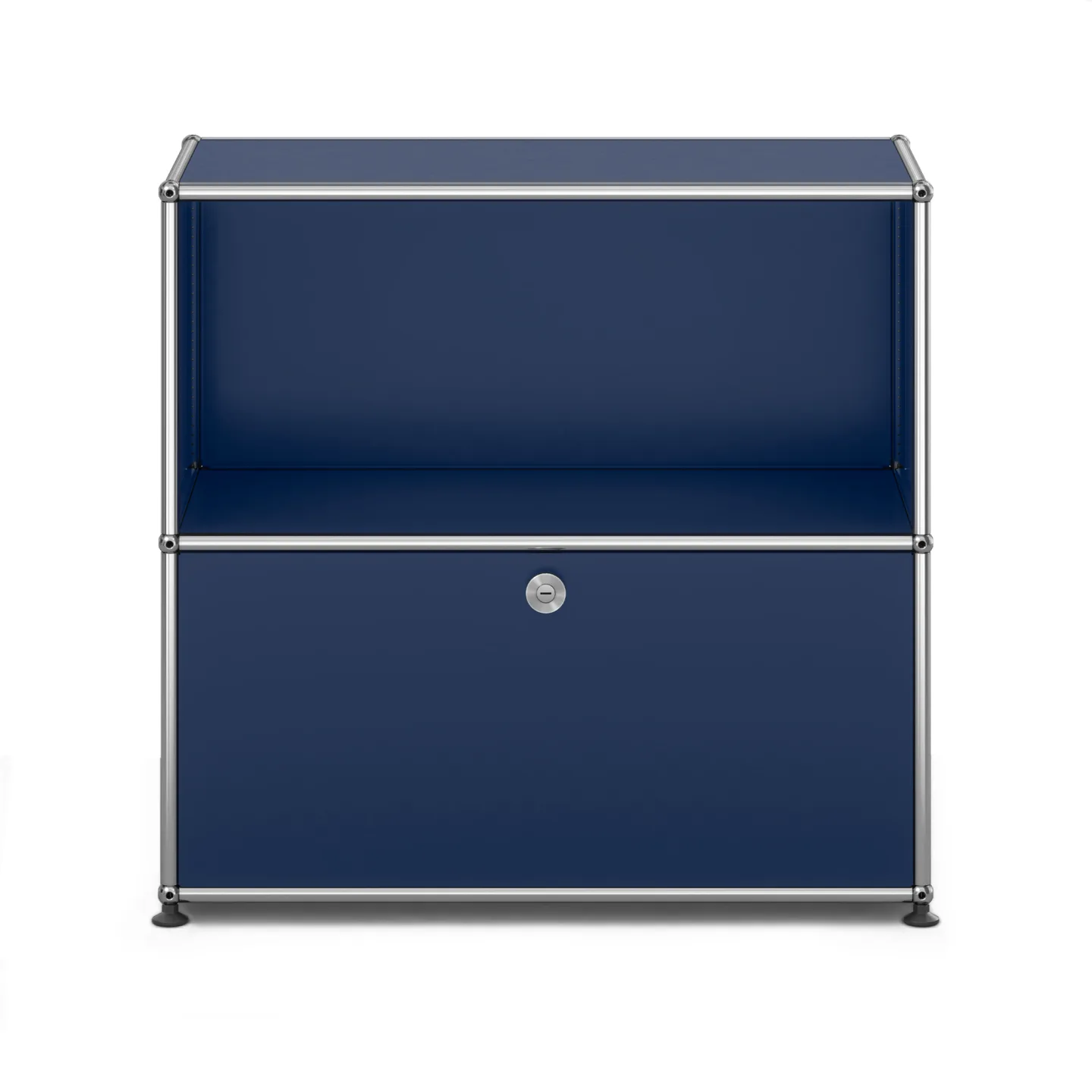 USM - USM Haller M62 34 Steel Blue - Skänkar och sideboards - Fritz Haller & Paul Schärer - Blå - Metall
