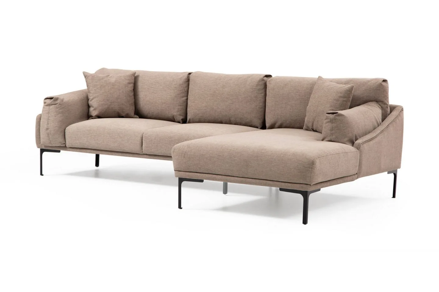 Glenure Soffa m. Divan 4-sits - Mocha