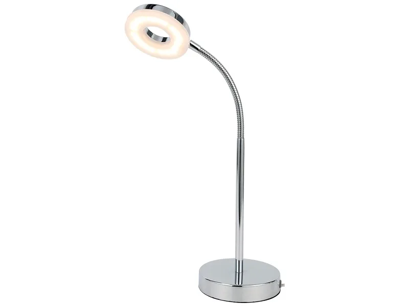 Bürolampe LED ROUND 28cm 4W silberfarben