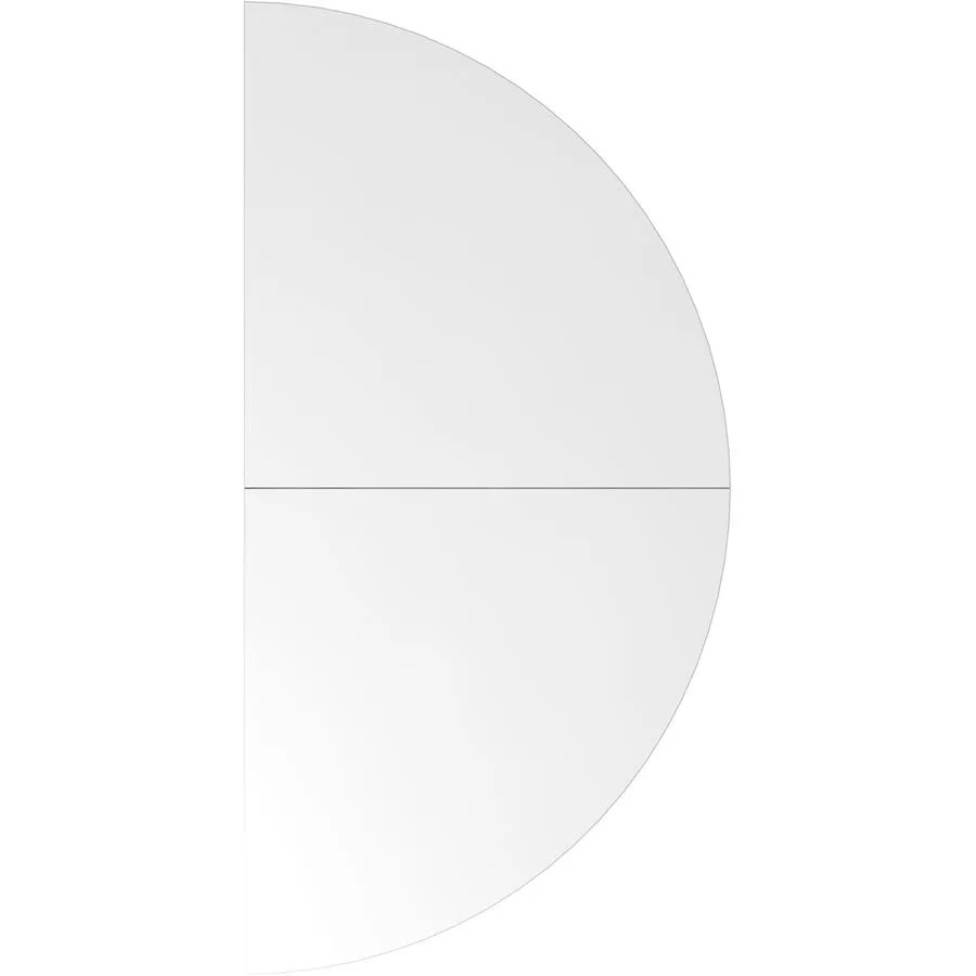 Anbautisch Office Weiss Holz 160 cm - Material: Holzwerkstoff