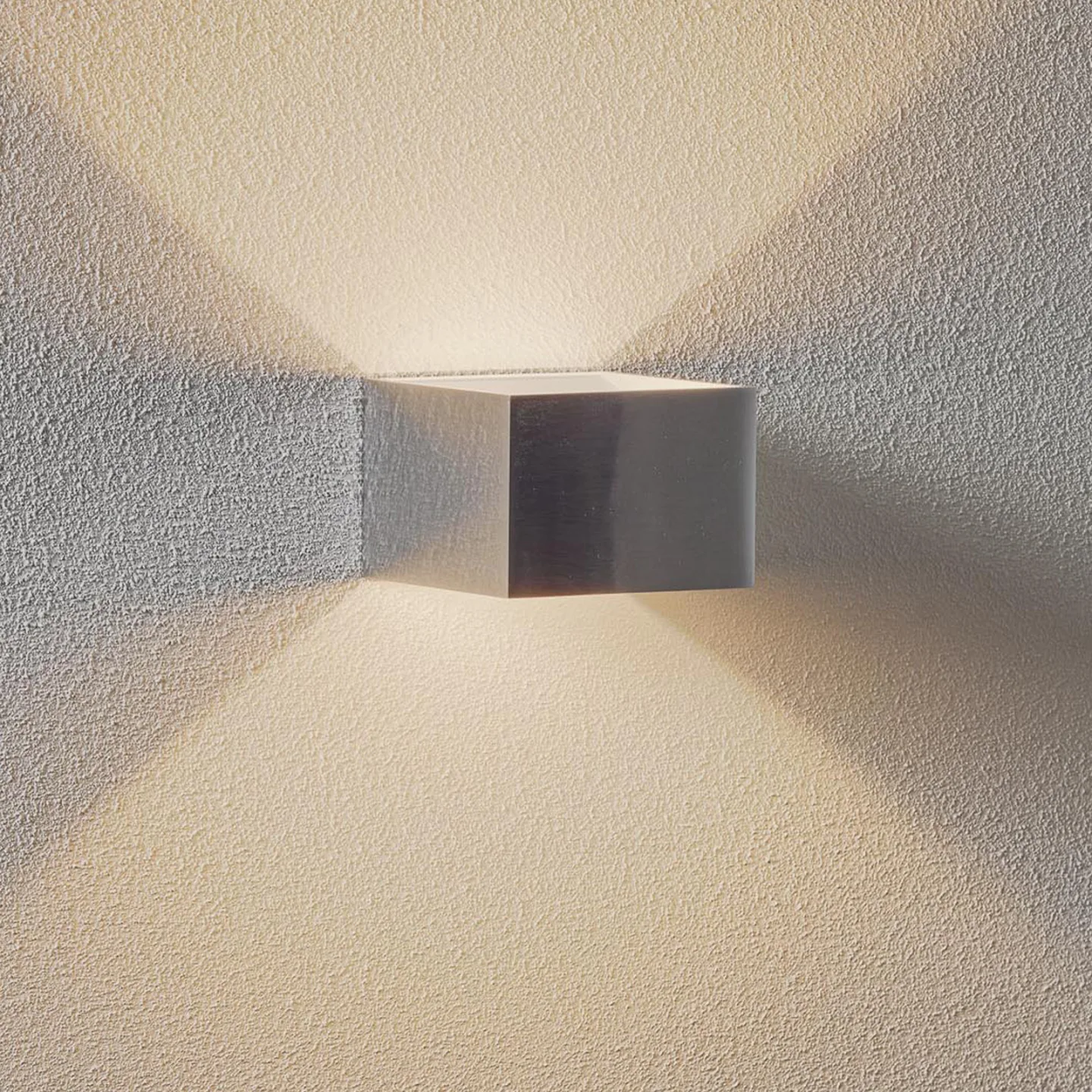 Logs In Wandleuchte LED Dim-To-Warm Alminium/White - SLV - Flurbereich - Modern - Metall - Eckig