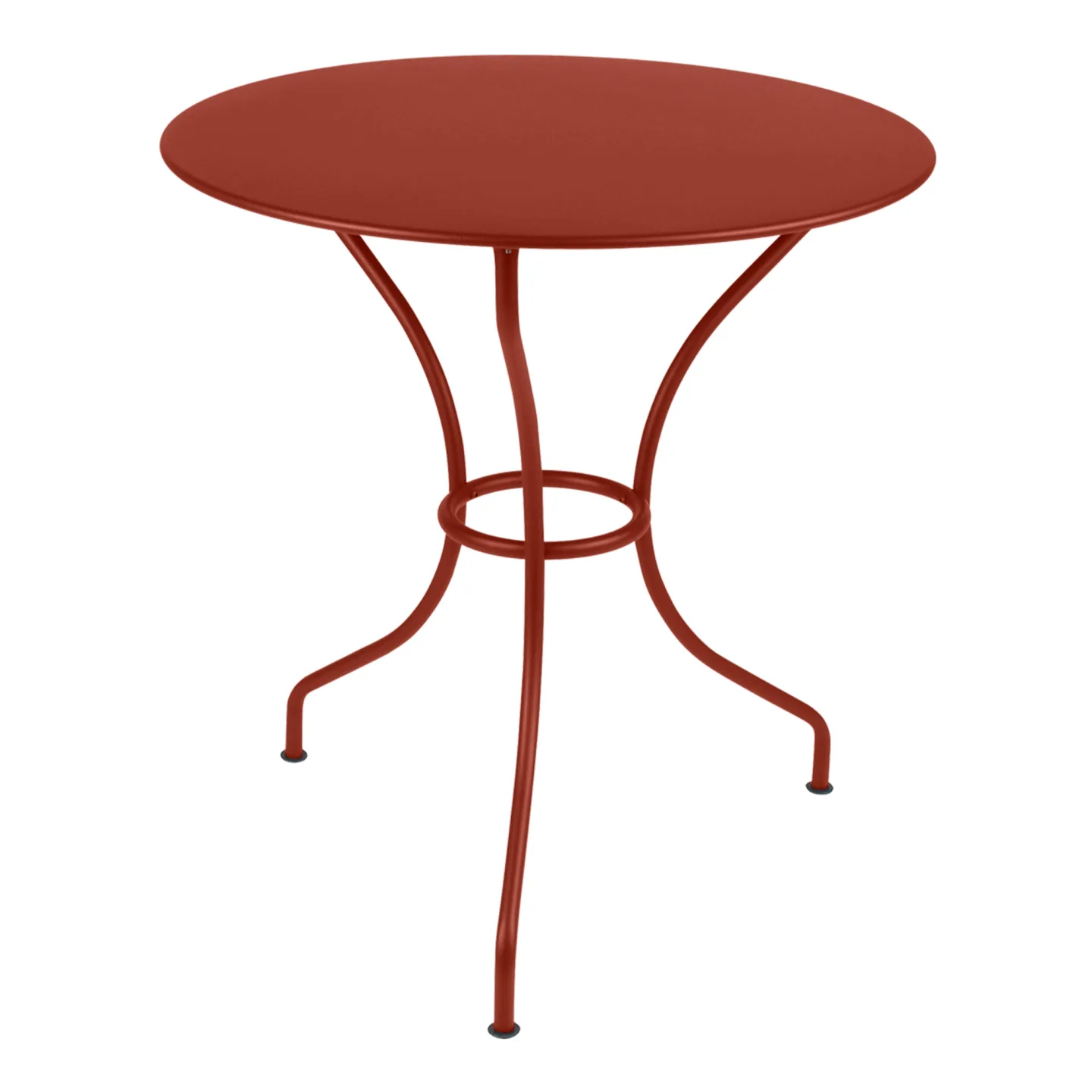 Fermob - Opera+ Table 67 cm Red Ochre 20 - Matbord utomhus - Röd - Metall