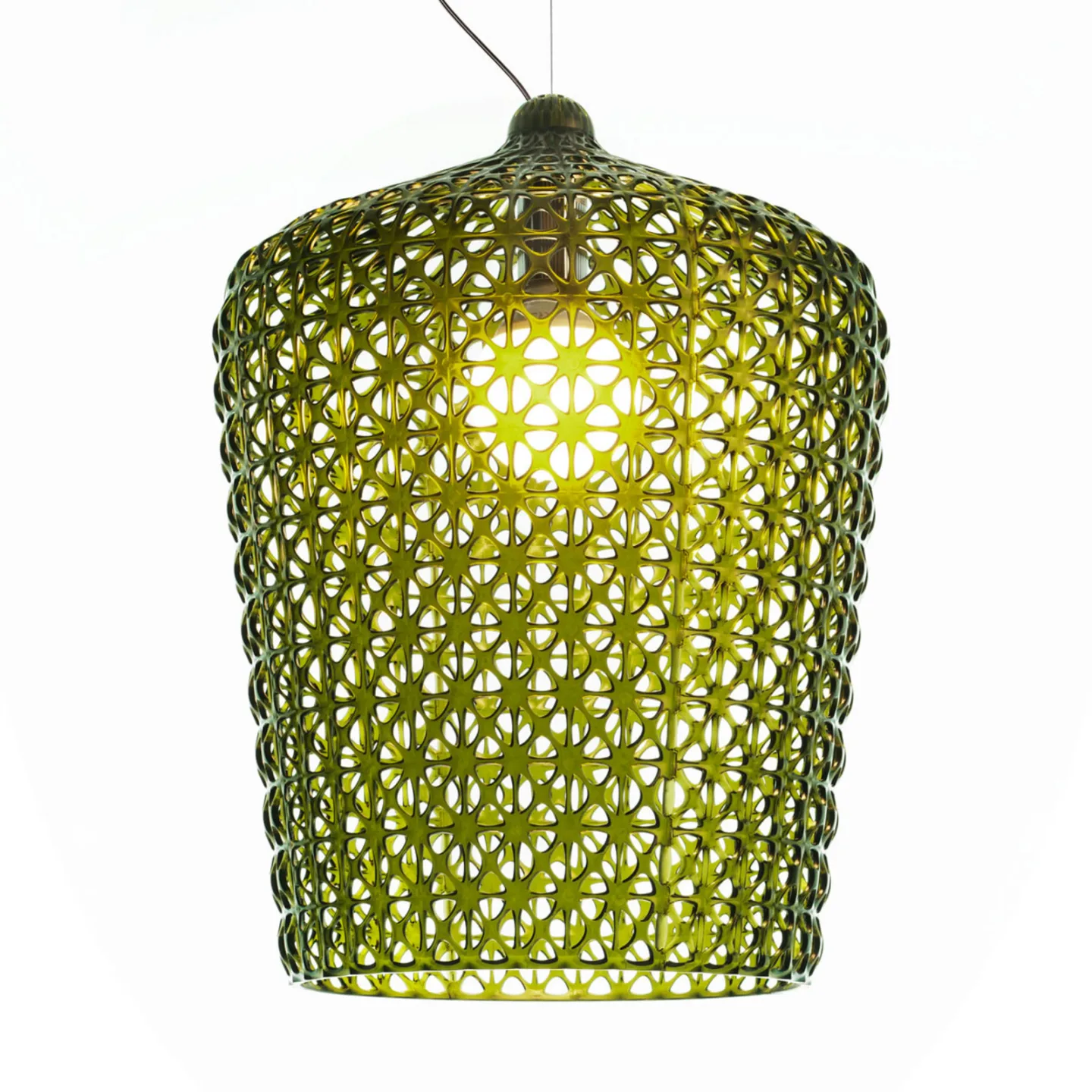 Kabuki Pendelleuchte Grün - Kartell - Wohnzimmer - Design - Kunststoff - Einflammig