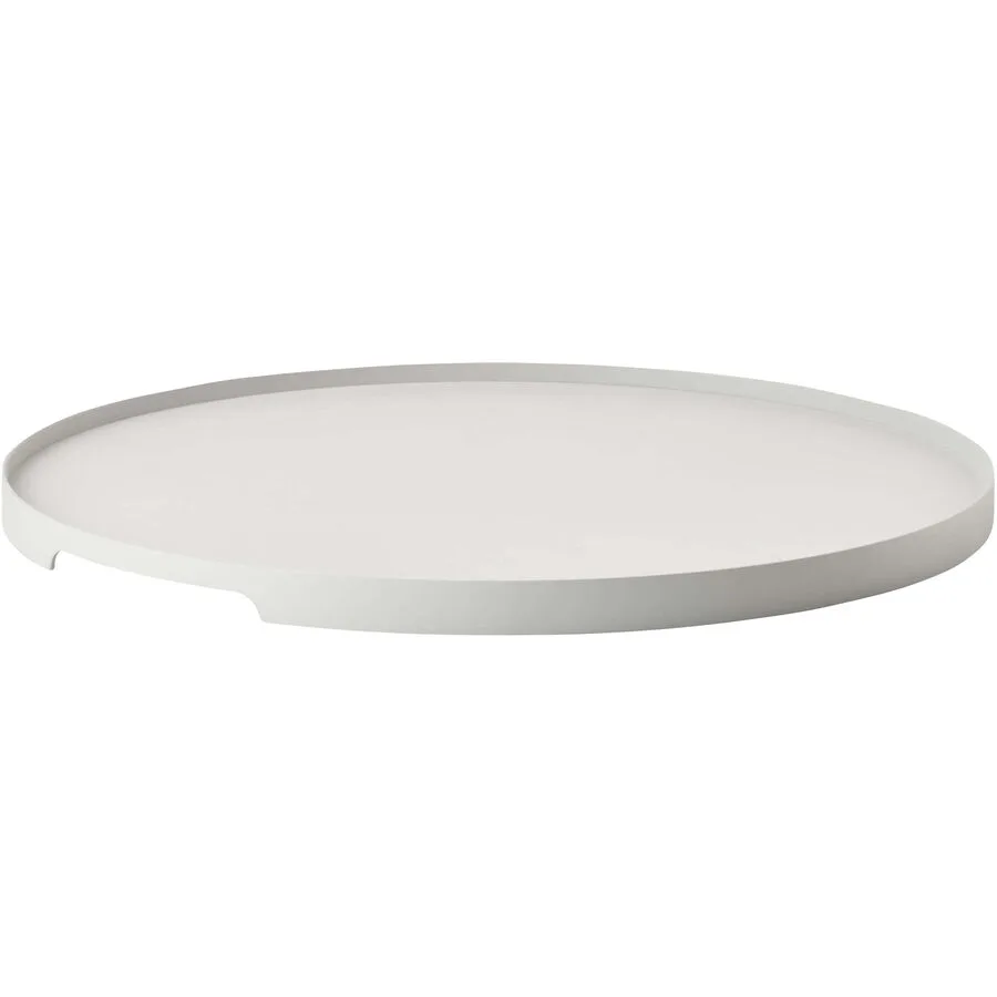 Servierplatte Zone Grau Metall