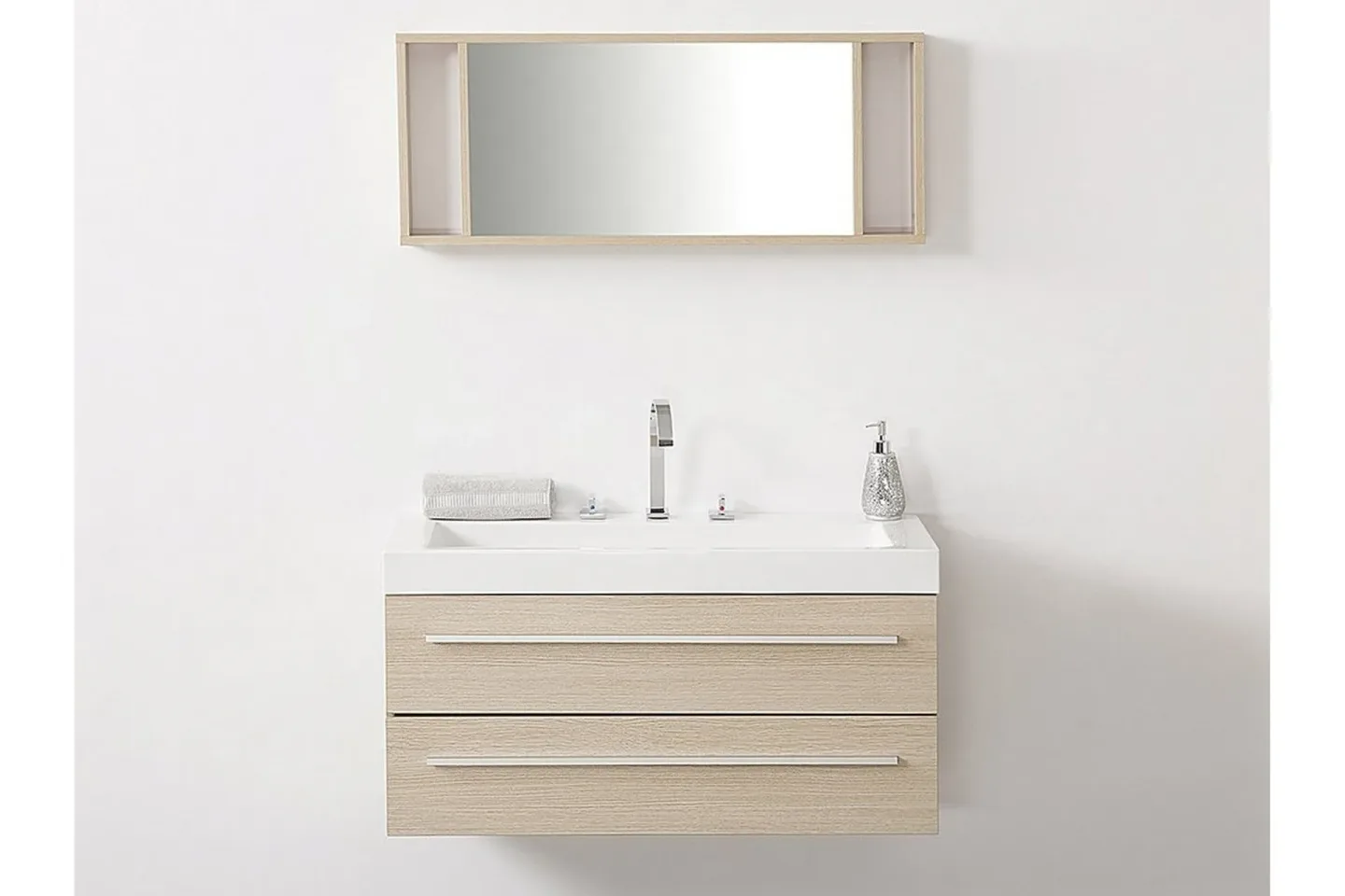 Barcelona Badrumsmöbler 47\|100 cm - Beige