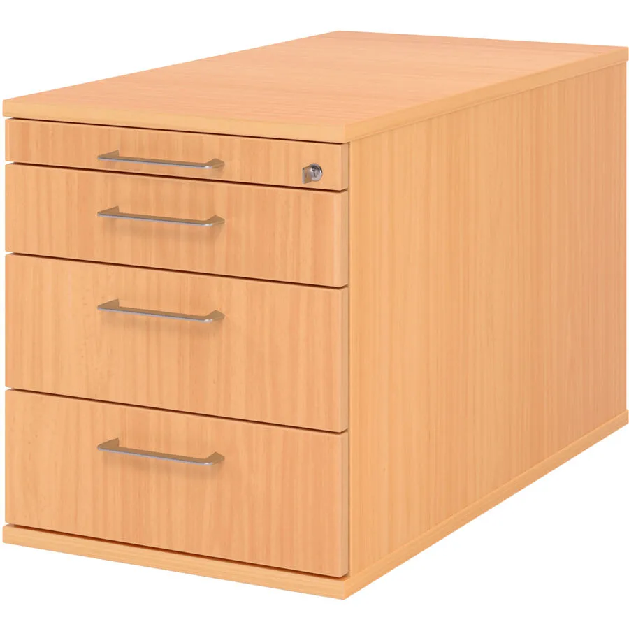 Rollcontainer Office buche Holzwerkstoff B 42.8 cm H 51.2 cm