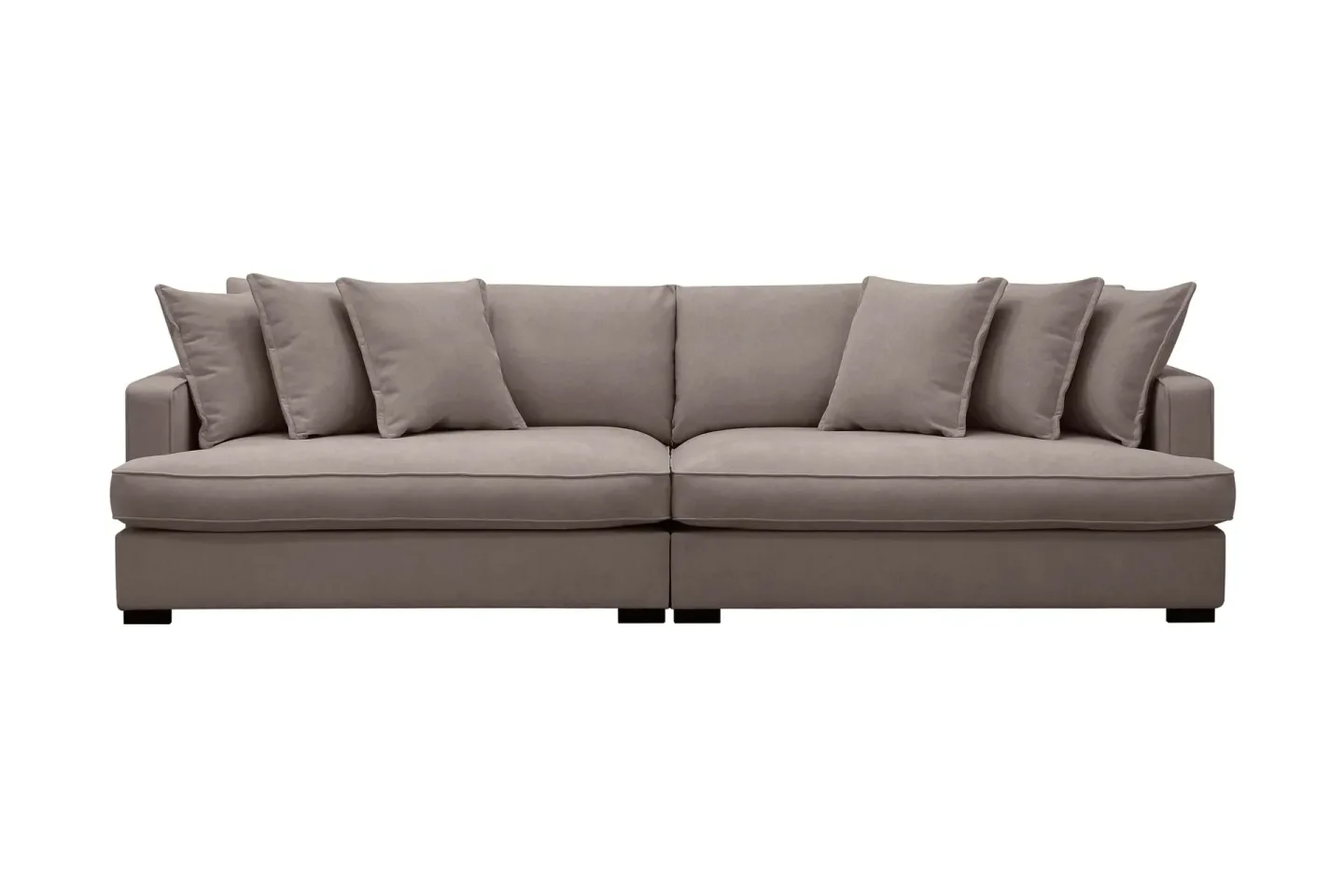 Rossita Lyx 4-sits Extra djup Tygsoffa - Brun