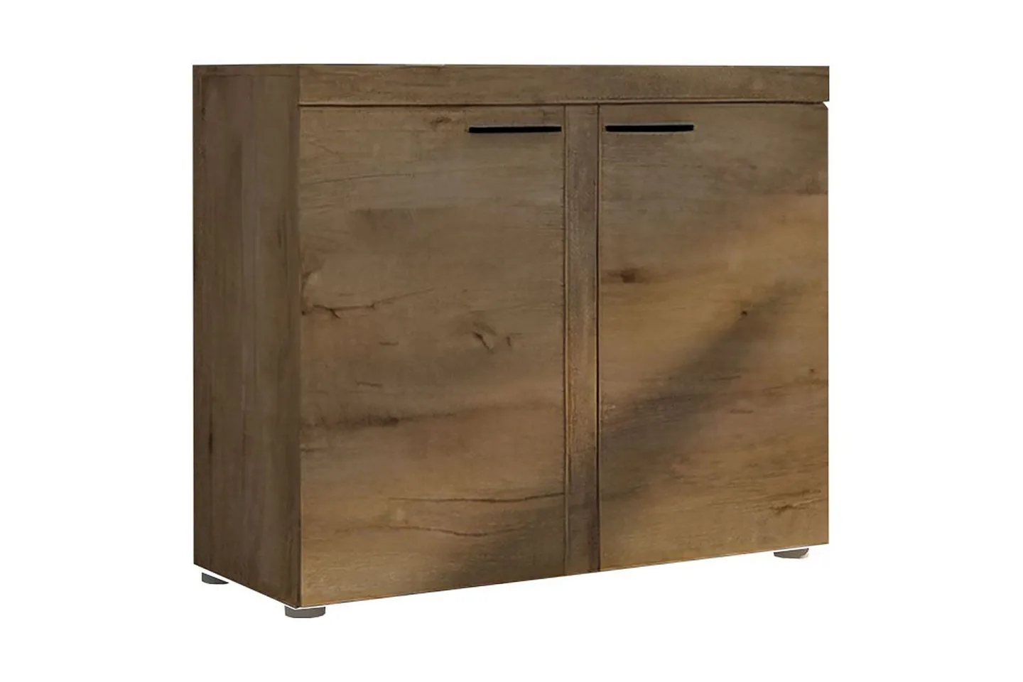 Rumba Skänk 97,2x40,3x82 cm LED-belysning - Beige/Brun/Grå