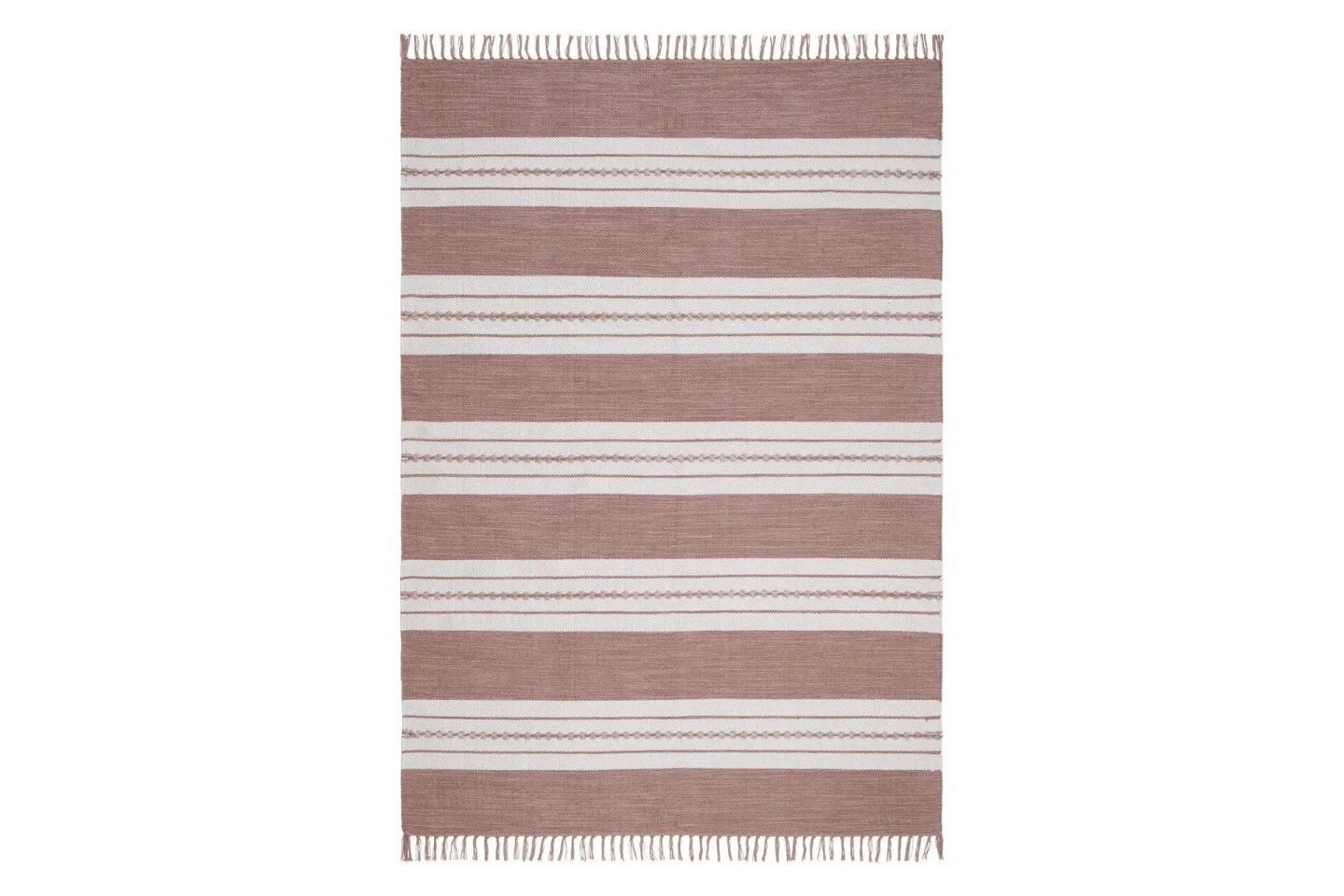 Sund Bomullsmatta 160x230 cm Rektangulär - Rosa