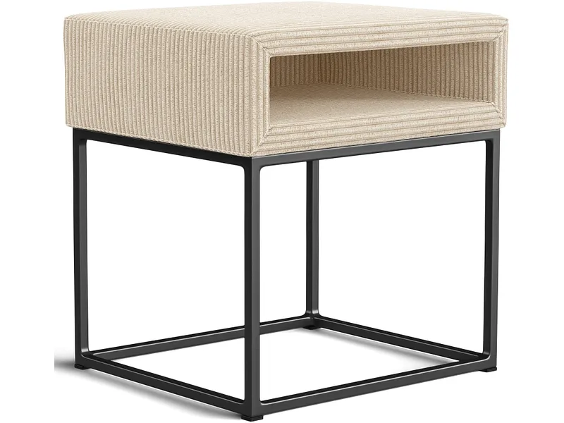 Nachttisch SWISS HOME STYLE AMBER 45x40x45cm beige