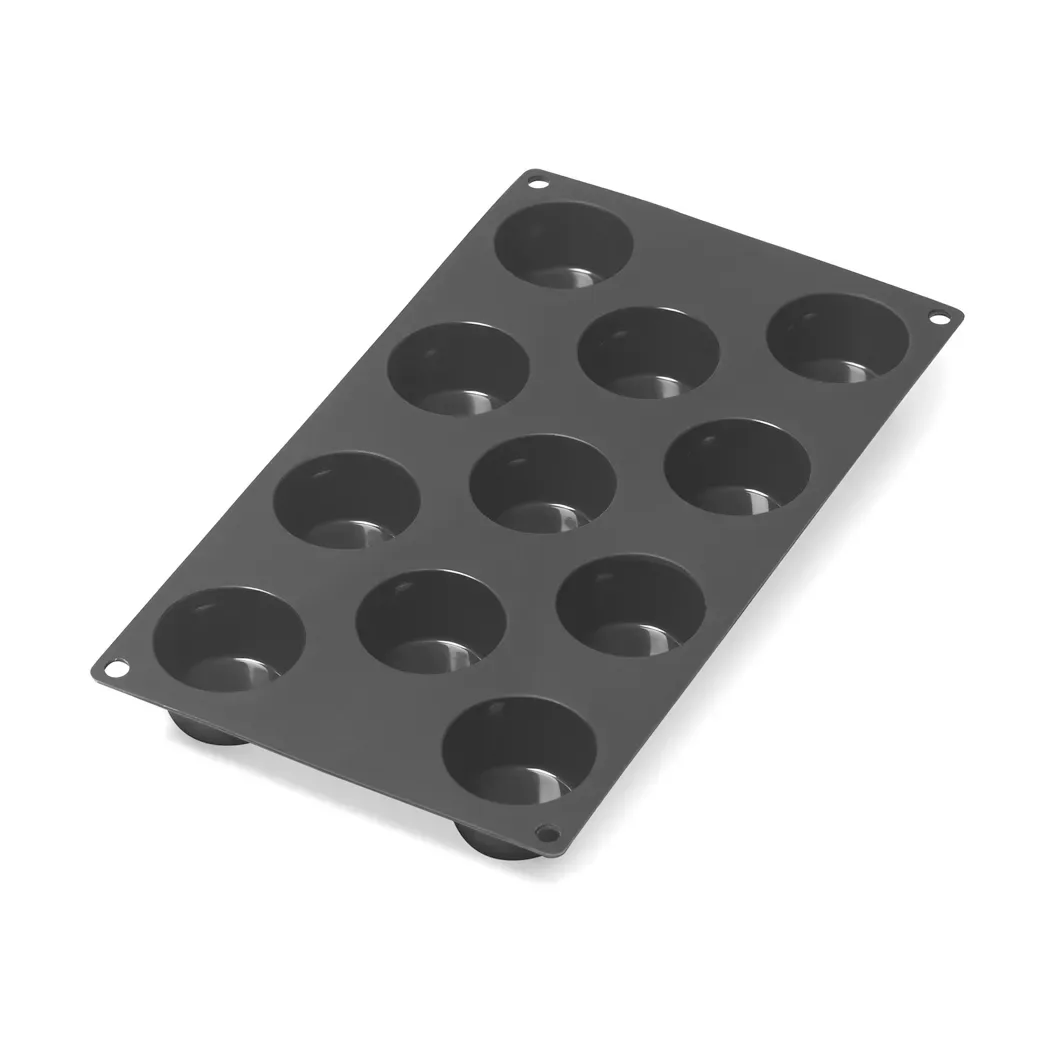 Lékué Lékué Silikonform Mini-Muffins 11 Stk. Schwarz