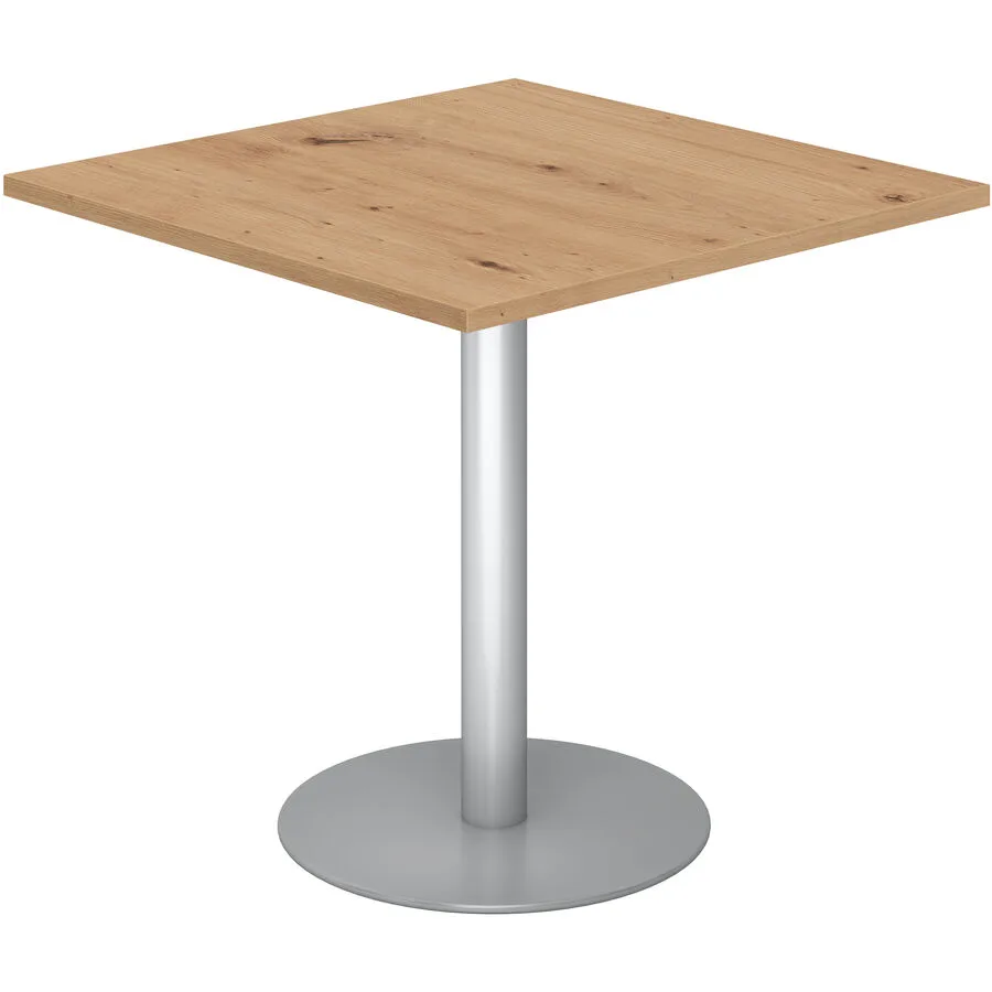 Besprechungstisch Office Asteiche Dekor Holzwerkstoff B 80 T 80 cm
