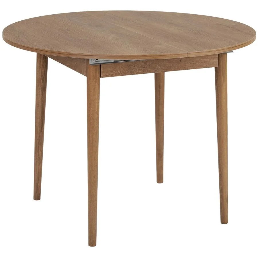 Esstisch Georis Kafkas Eiche 100% Melaminbeschichtete Spanplatte Massivholz B 100 T 100 cm