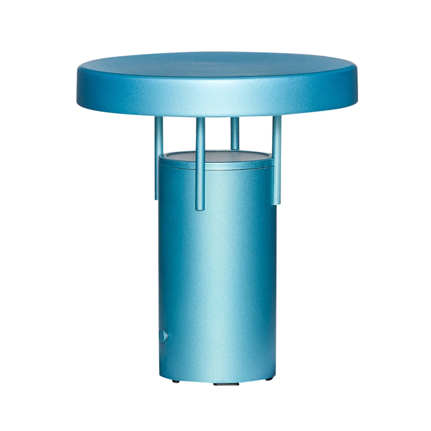 BringMe Mini LED-Akku-Tischlampe, türkis, Höhe 20cm - HÜBSCH - Wohnzimmer - Aluminium