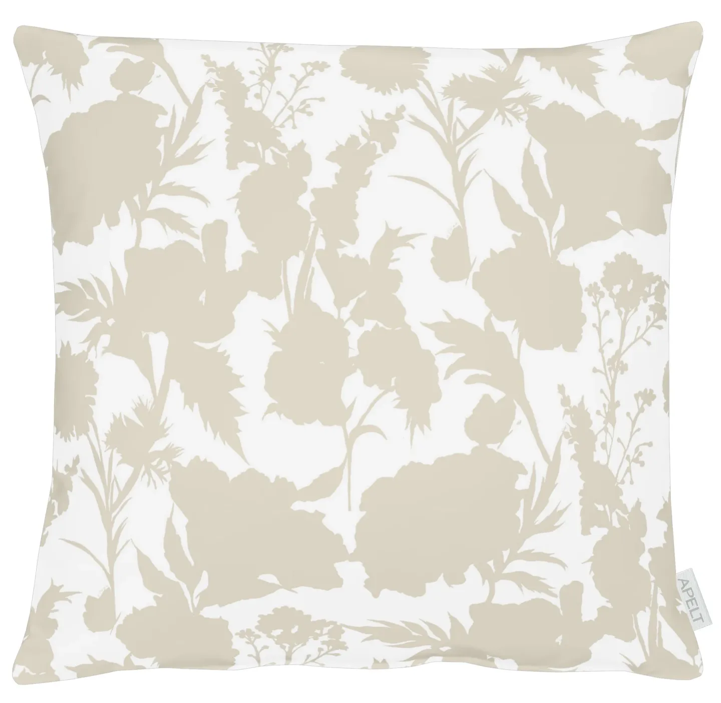 Apelt Kissenhülle Blumenwiese Natur 50x50 cm Beige | Schubiger Möbel