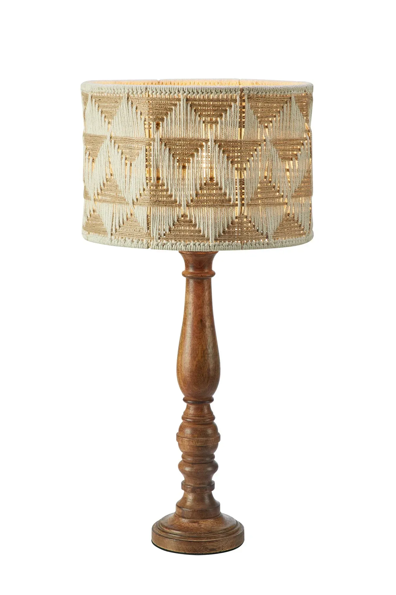 Ano Tischlampe Beige 62 cm
