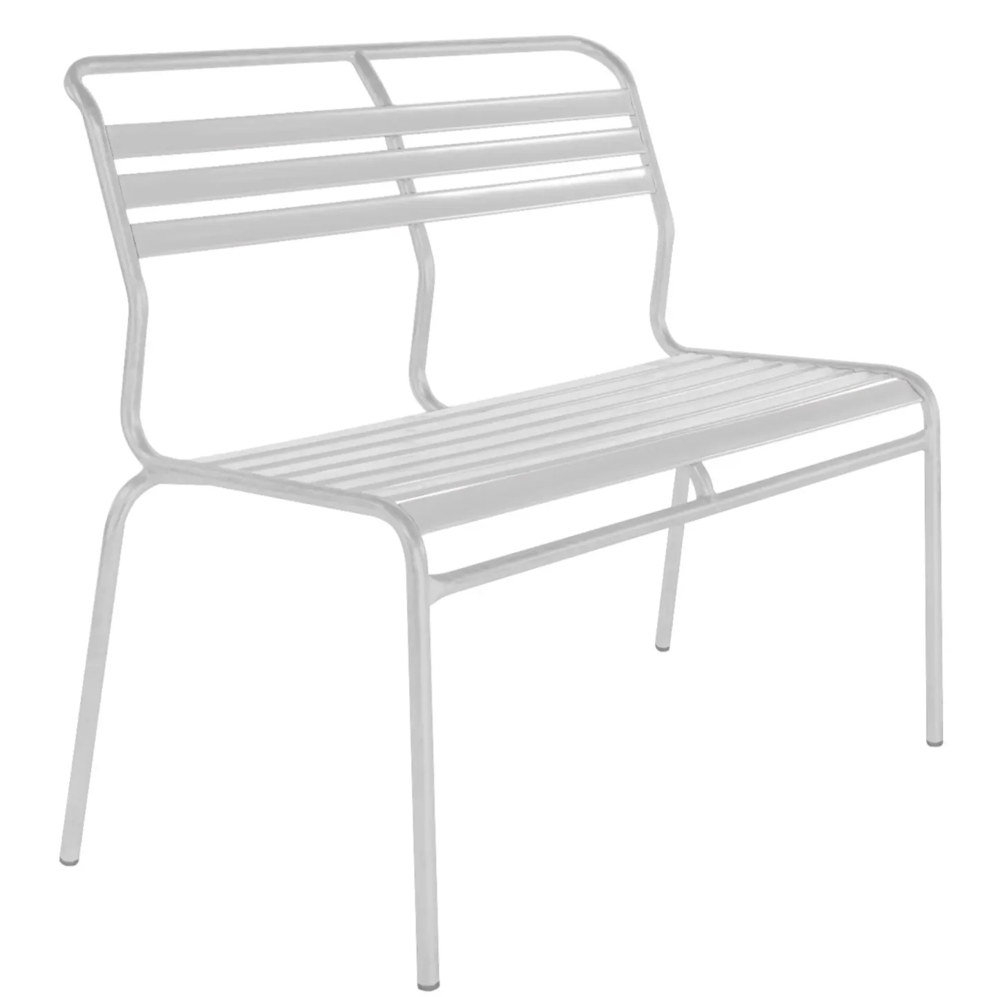 Schaffner Lättli-2er-Bank Säntis Weiss | Schubiger Möbel