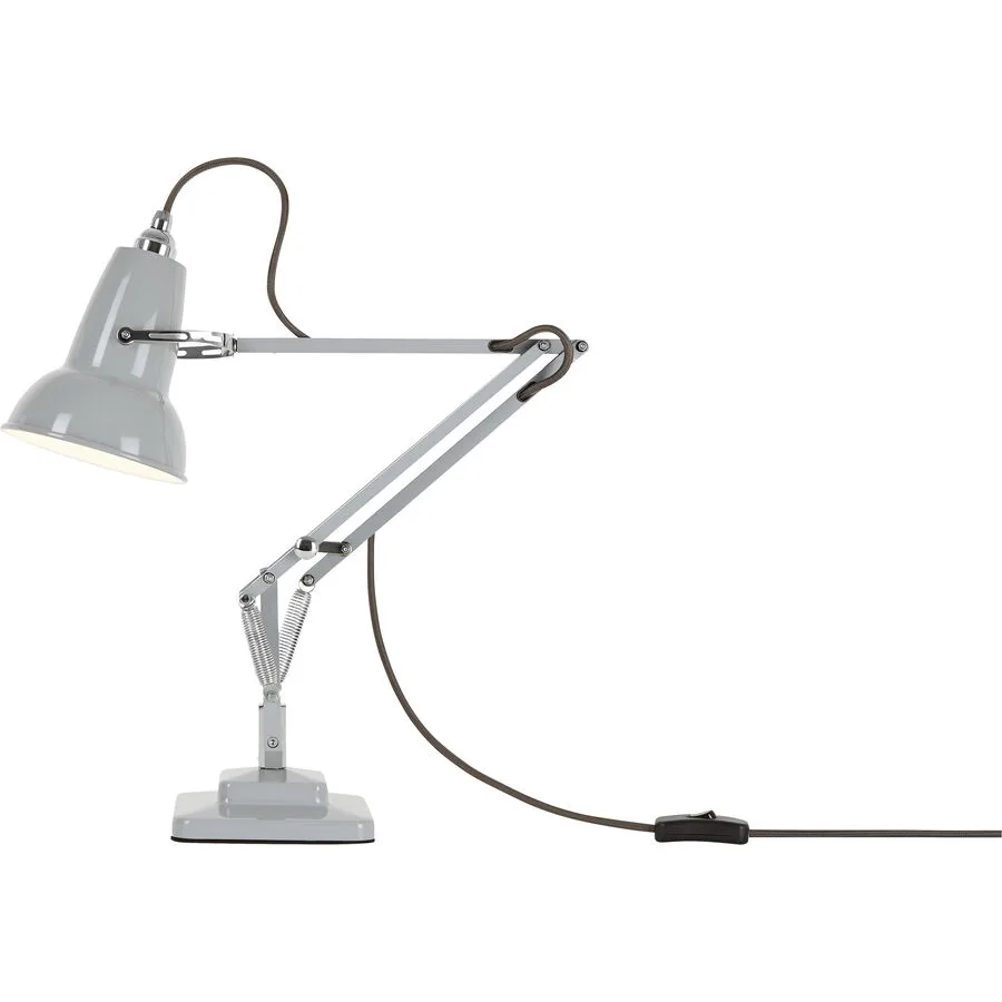 ANGLEPOISE Bürolampe Original 1227 Grau Aluminium/Eisen 15 cm 49 cm - LED - Lichtfarbe: Extra warmweiss - LED Energiesparlampen