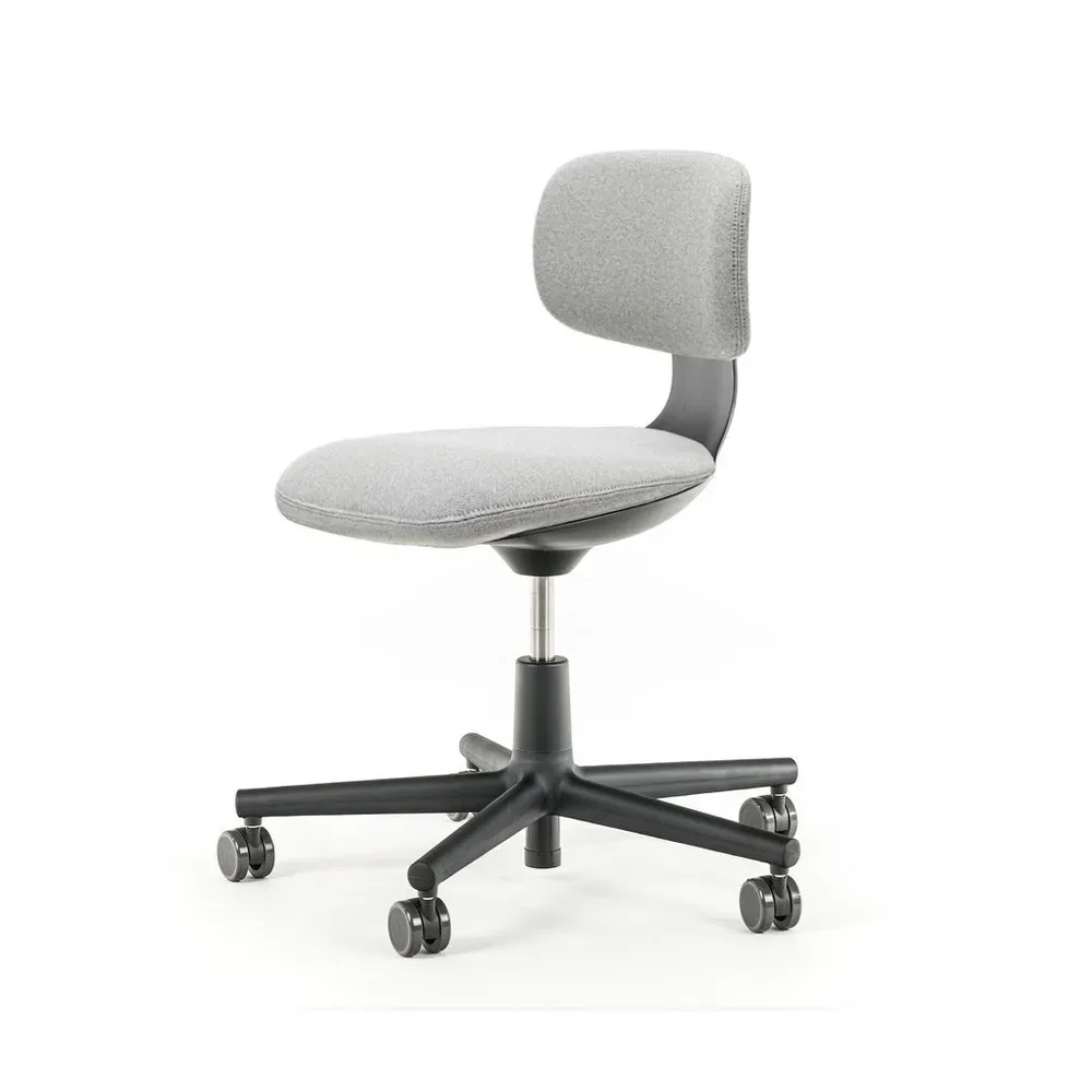 Vitra Rookie kontorsstol plano cream white/sierra grey- deep black
