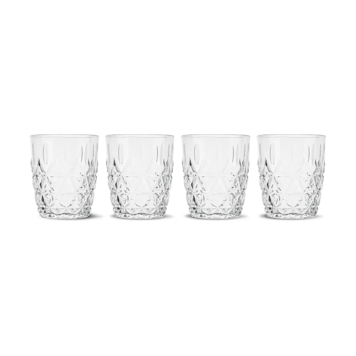 Sagaform Picknick Juni Wasserglas 28 cl 4er-Pack Klar