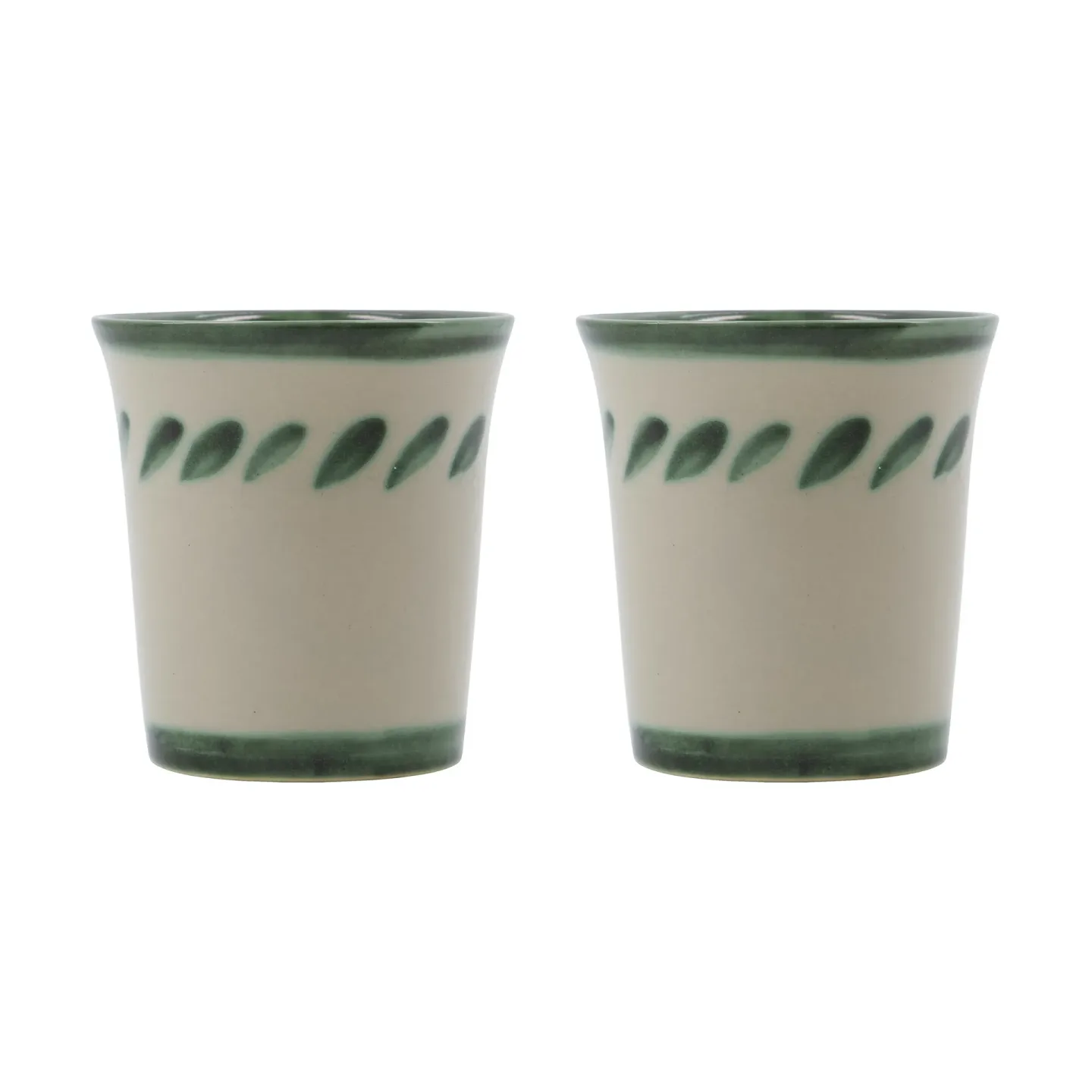 House Doctor Diva Becher 25 cl 2-teilig Grün