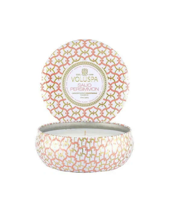 Saijo Persimmon Scented Candle 3-wick