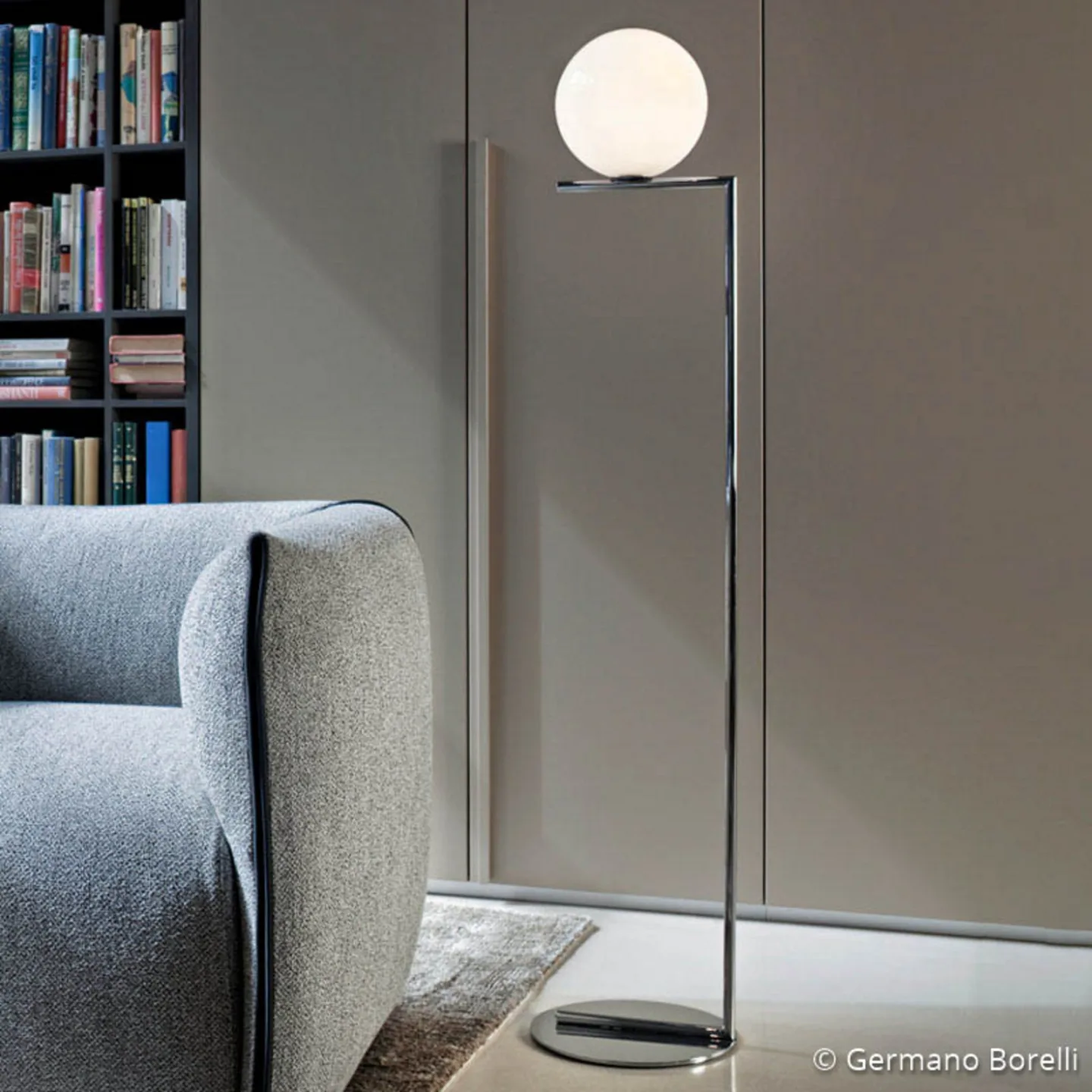 Flos IC Lights F2 Stehleuchte Chrom-opal
