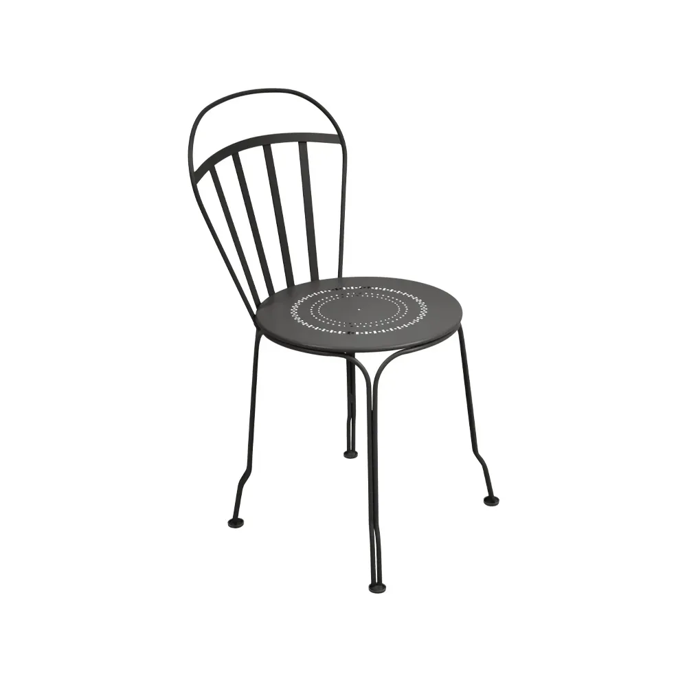 Fermob Louvre stol Liquorice (svart)