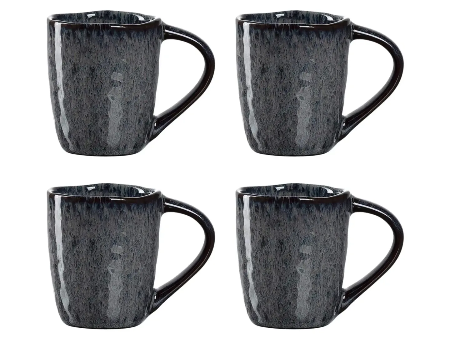 Alltron Espressotasse Matera 90 ml, 4 Stück Schwarz | Schubiger Möbel