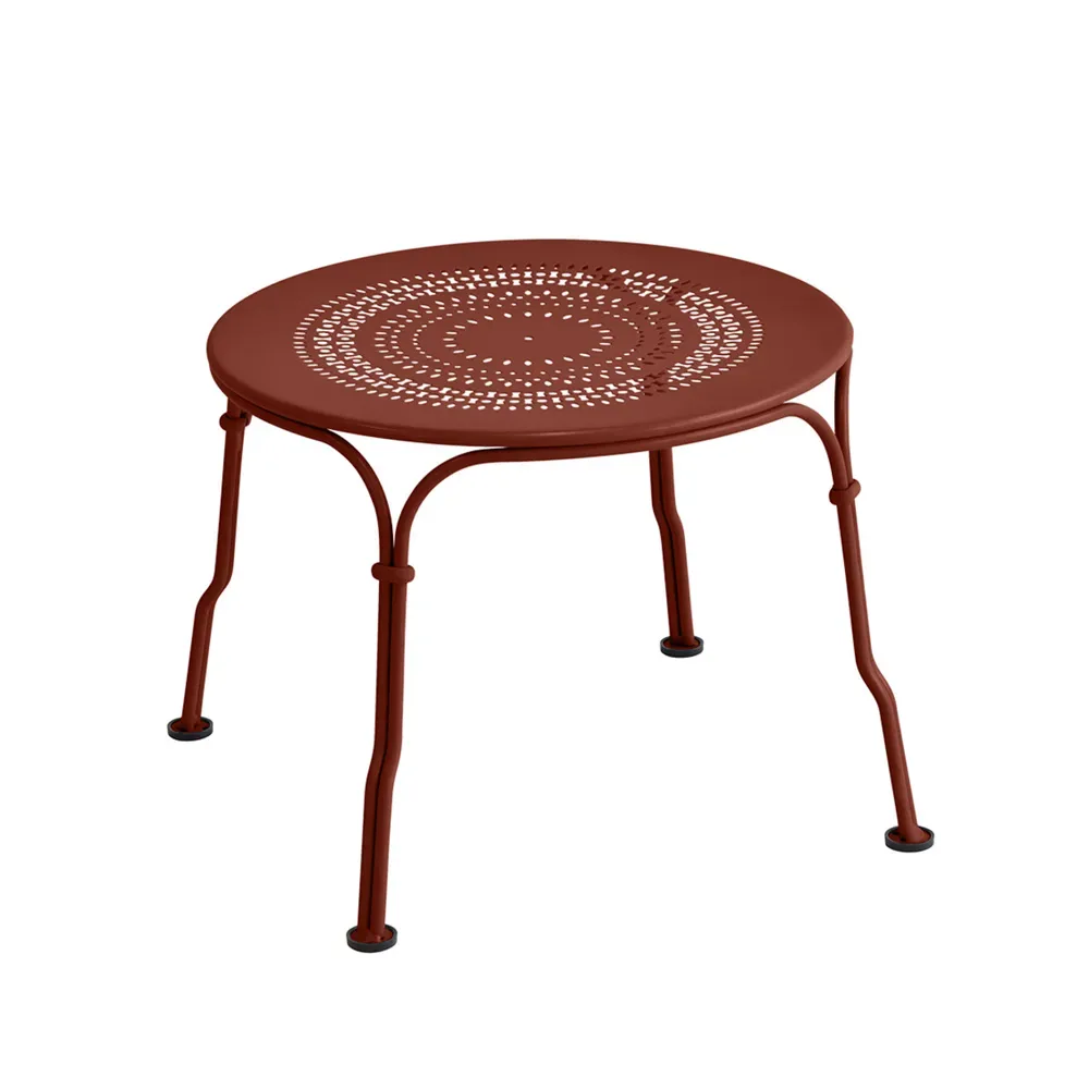 Fermob 1900 bord lågt Red ochre (röd)