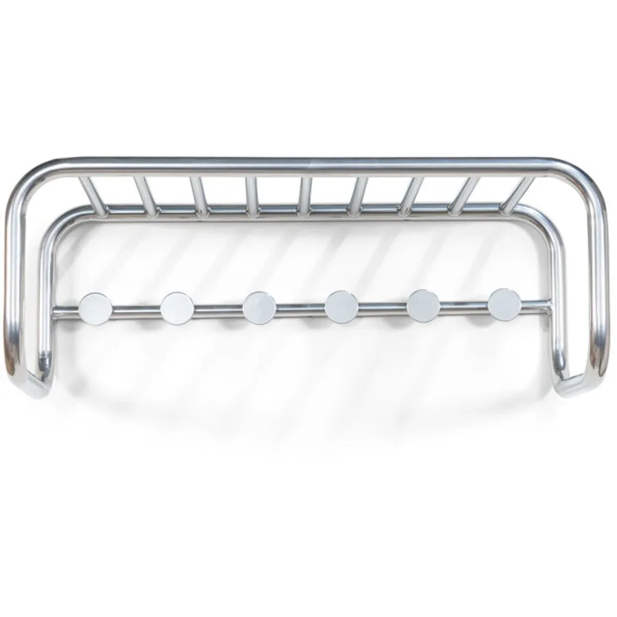 Spinder Design Garderobenleiste Balder chrome Stahl H 24.8 cm 6
