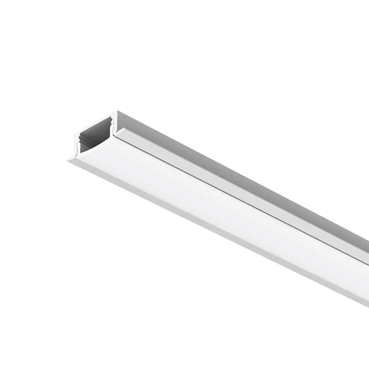 Aluminiumprofil Pro A2 Infälld Grå 2m