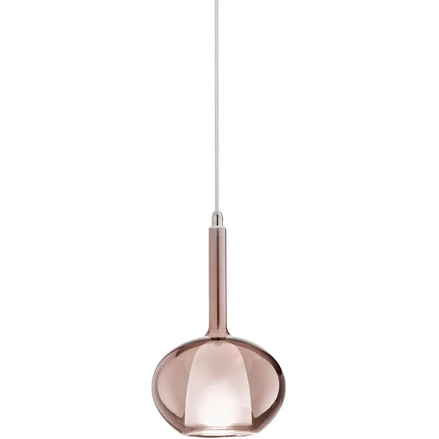 Giberti Luce Pendellampe Carina Lila Glas 16 cm 26.5 cm - Farbe: amethyst