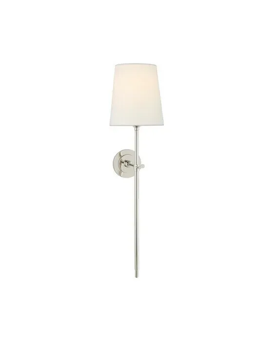 Bryant Large Tail Sconce Nickel