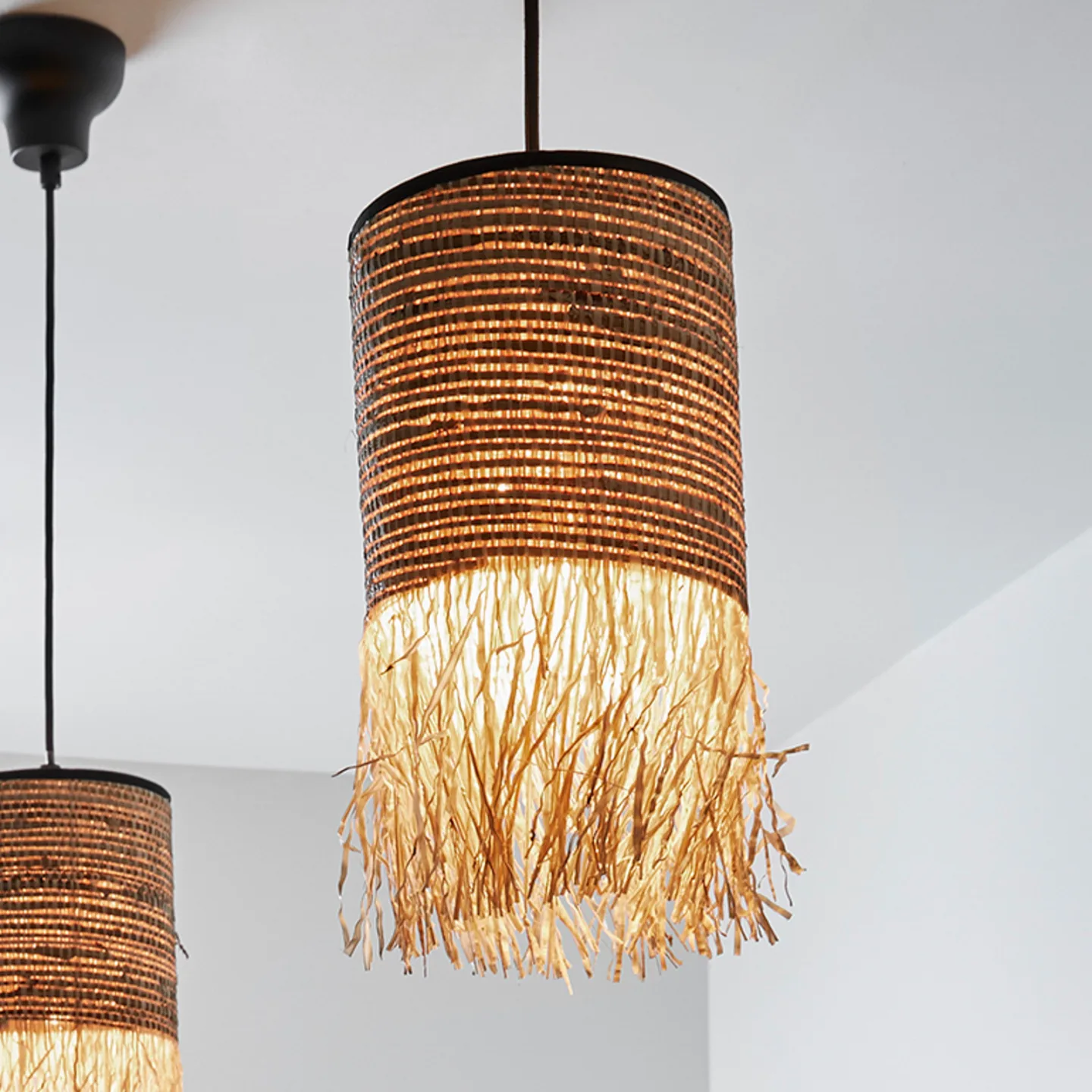 Formentera Hängeleuchte 1-flammig Ø15cm - MARKET SET - Wohnzimmer - Design - Einflammig