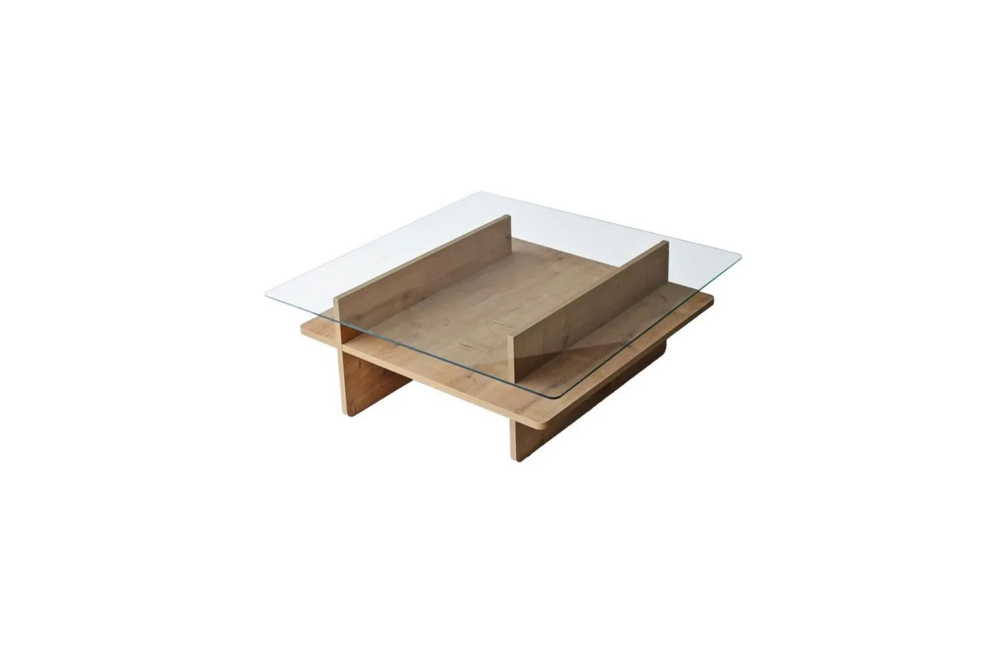 Soffbord Rubby Fyrkant Sudamal / Transparent - Sudamal / Transparent