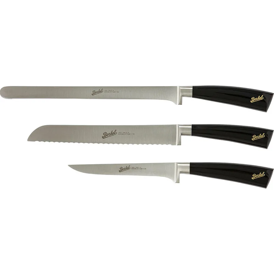 Berkel Messer-Set Elegance schwarz Stahl