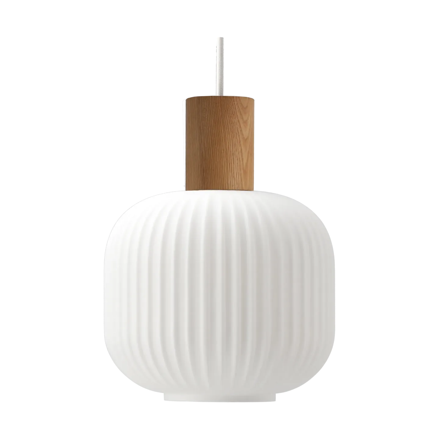 Scandi Living Fair Deckenleuchte Ø20cm Frostat glas-Esche